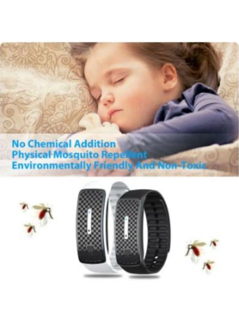 AROAQ Electronic Bionic Wave Charging Summer Anti-mosquito Pest Control Wristband Watch For Children Ultrasound Mosquito Repellent Bracelet - Image 4