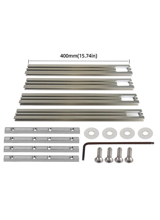 Generic Woodworking Rail Guide System Trimming Machine Milling Slot Engraving Guide Rail Auxiliary Guide Track  - Image 4
