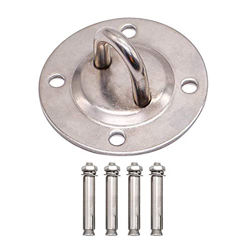 JoyFit Wall Anchor Mount Steel for Suspension Straps, Boxing Bags, Olympic Rings, Yoga Swings, Resistance Bands for Home and Gym Workouts by Men and Women - Image 1