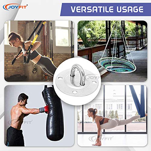 JoyFit Wall Anchor Mount Steel for Suspension Straps, Boxing Bags, Olympic Rings, Yoga Swings, Resistance Bands for Home and Gym Workouts by Men and Women - Image 5
