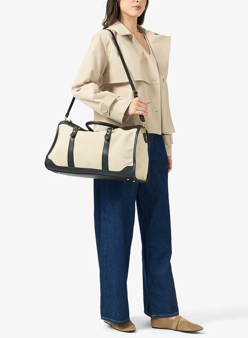 ELLA White Multi-use Travel Duffel Bag Sports Bag for Women | Best Price UAE