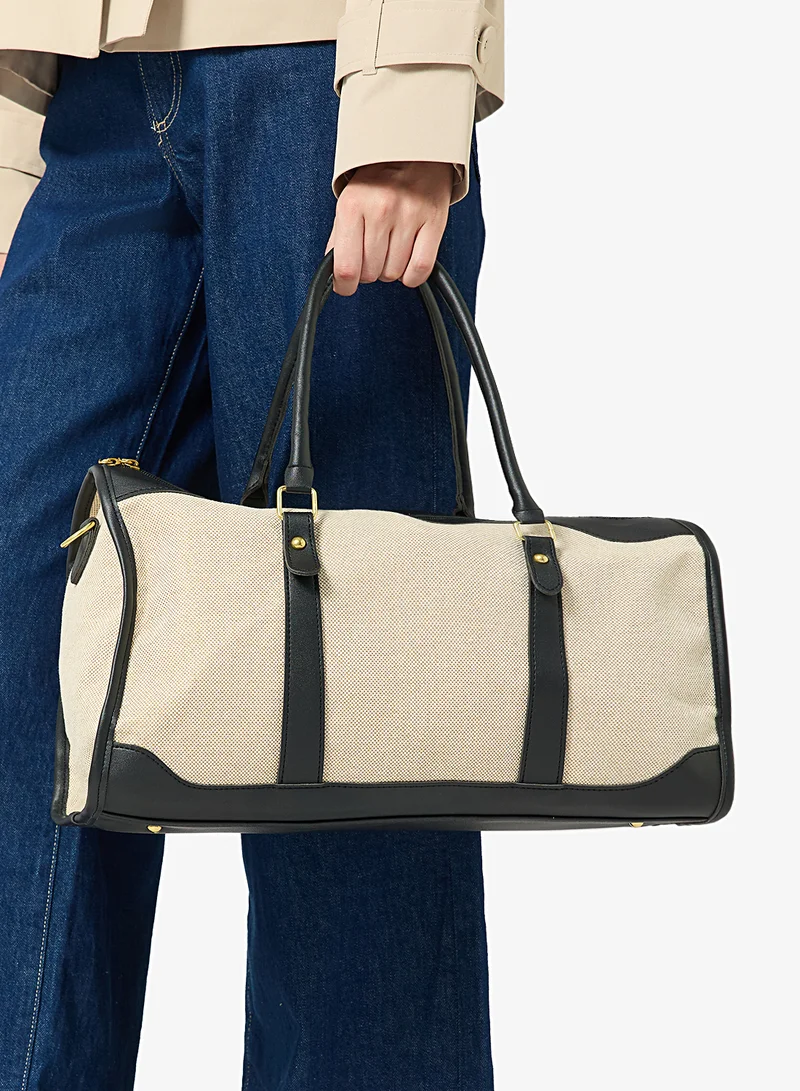 ELLA White Multi-use Travel Duffel Bag Sports Bag for Women | Best Price UAE