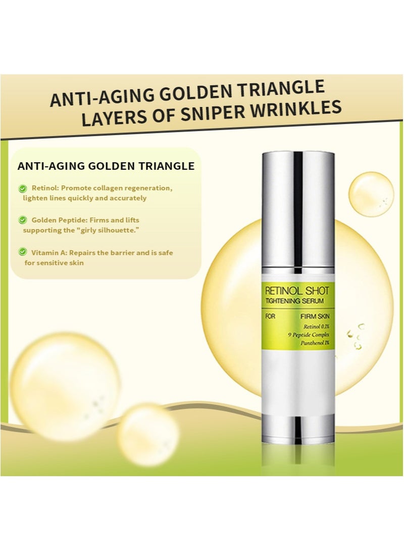 CARVENCHY Retinol Shot Tightening Serum 1.1 fl.oz./30ml + Retinal Shot Tightening Eye Booster 15ml,with Pure Vitamin A Retinol,Pore Minimizer,Wrinkles and Fine Lines,Firmer Skin  - Image 4
