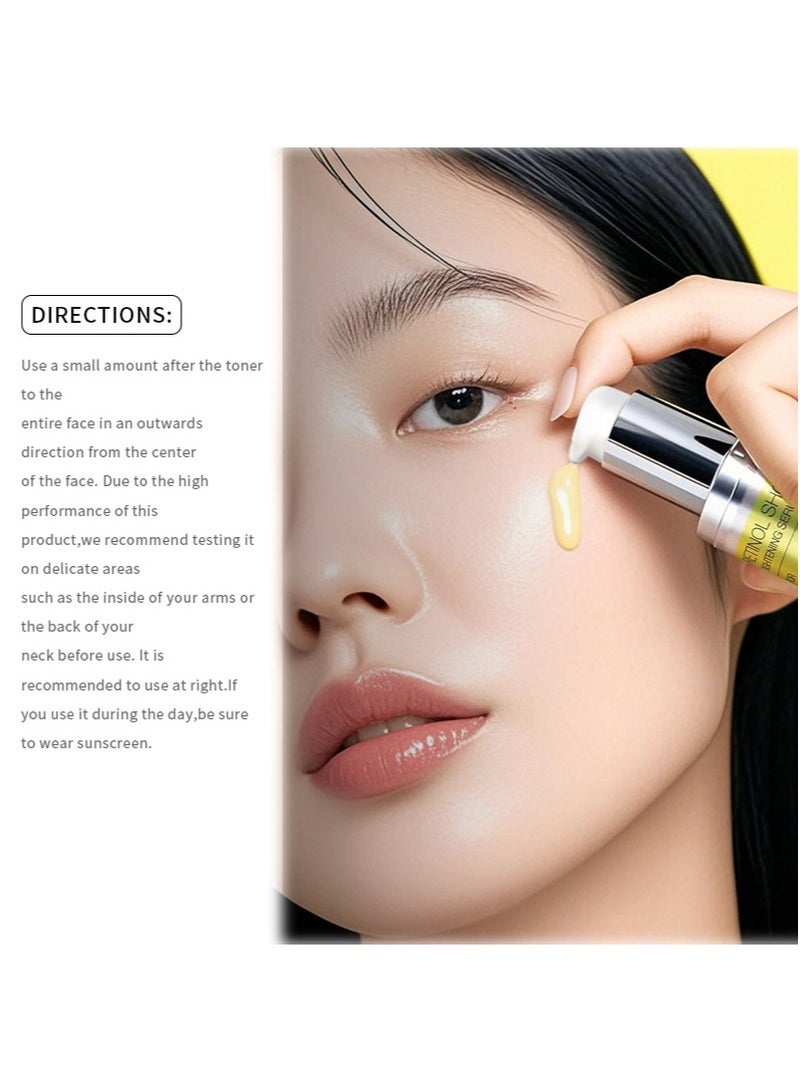 CARVENCHY Retinol Shot Tightening Serum 1.1 fl.oz./30ml + Retinal Shot Tightening Eye Booster 15ml,with Pure Vitamin A Retinol,Pore Minimizer,Wrinkles and Fine Lines,Firmer Skin  - Image 2