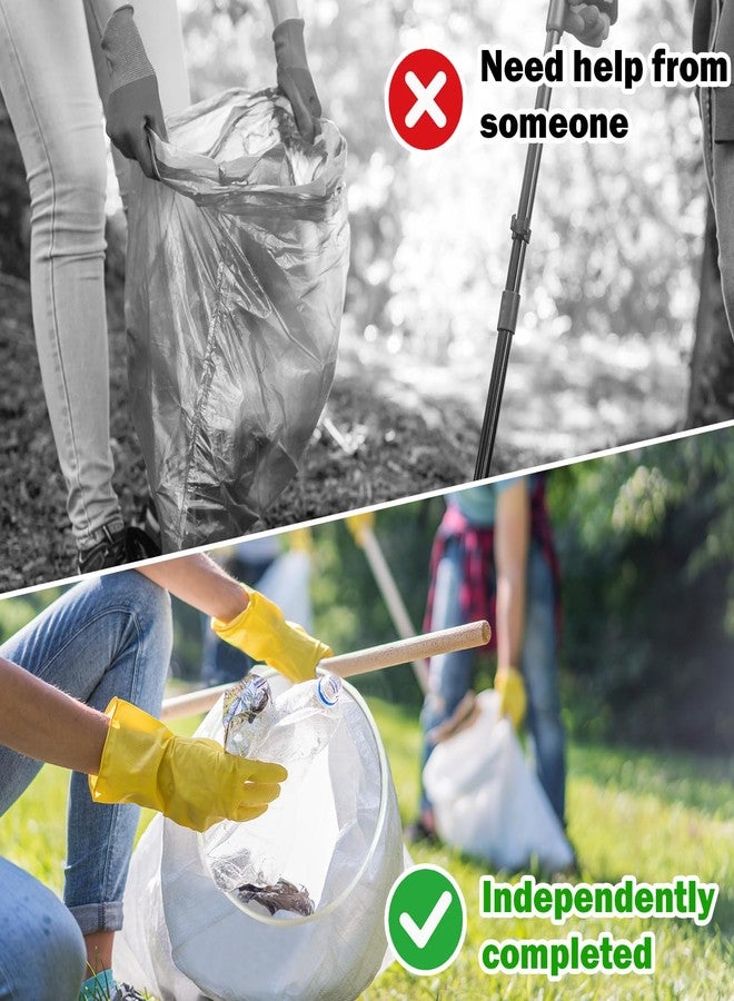 PBOBQ Garbage Bag Opener - Hands-Free Trash Bag Holder for Kitchen, Yard & Outdoor Cleaning, Heavy-Duty Bag Ringer for Household, Commercial Use & Public Cleanup Events - Image 3