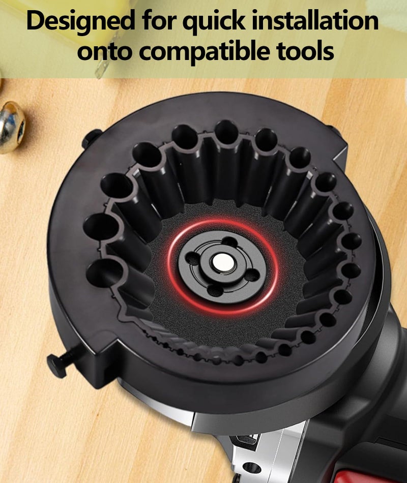 BdelrinQue Drill Bit Sharpener Tool, Drill Sharpening Tool, Compatible with Drill Machine Kit, Grinder Cutter for Precision Tasks and Workshop Maintenance - Image 4