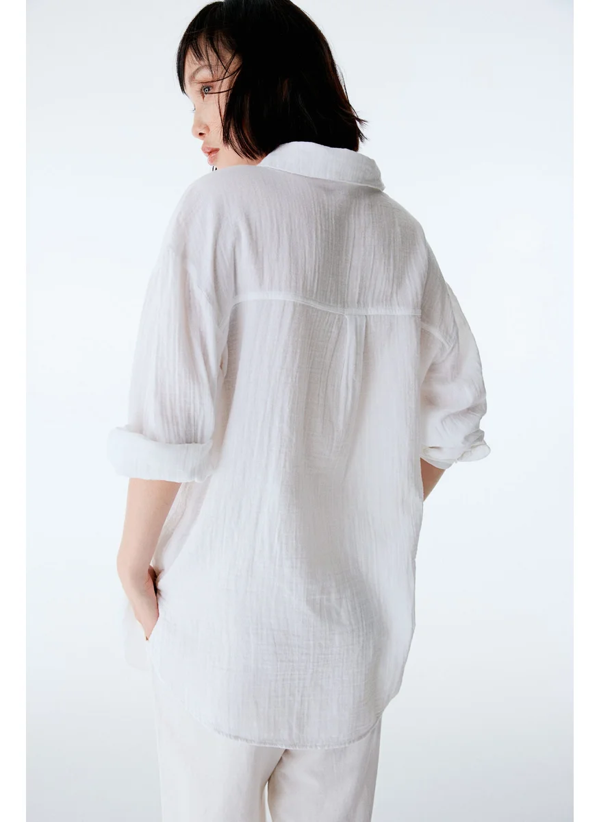 H&M Mama Before & After Muslin Shirt