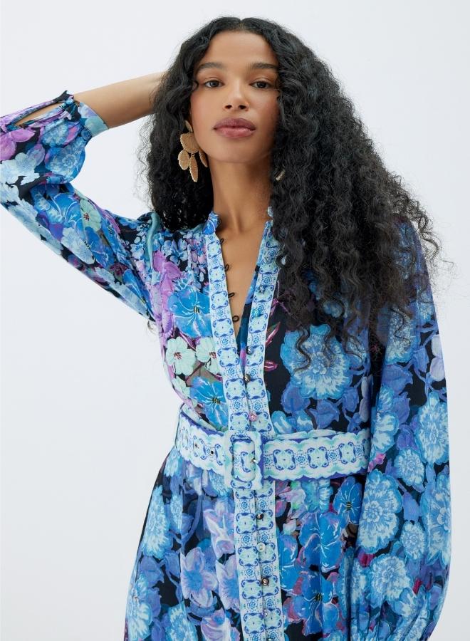 Raishma Amara Blue Dress - Image 2