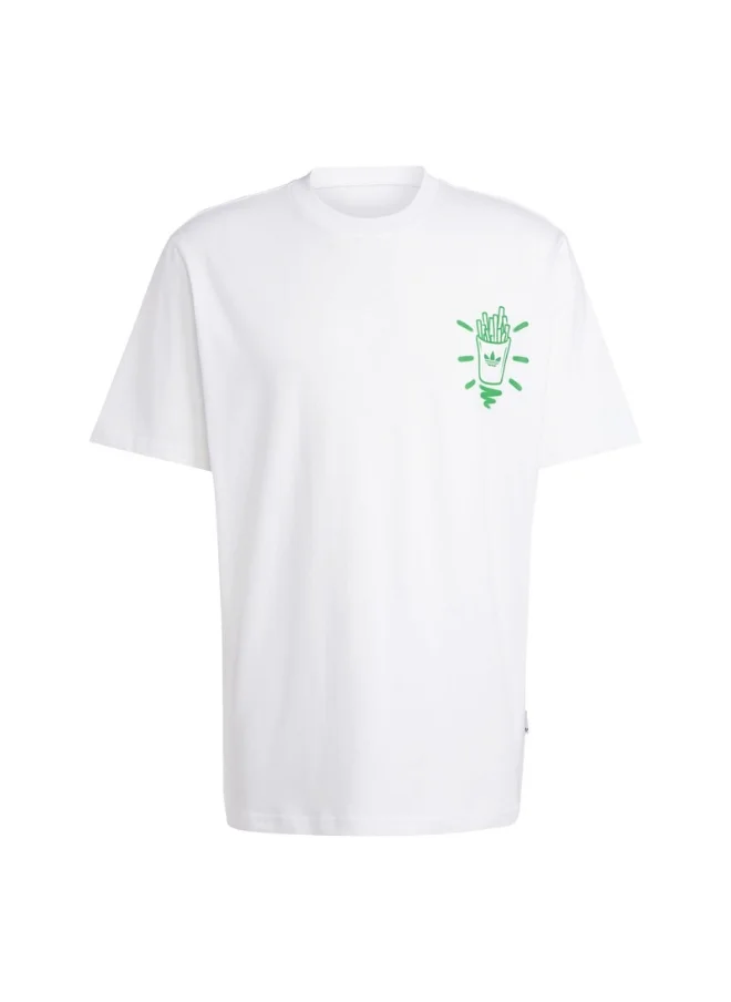 اديداس adidas Q12 TS STREET B White Originals Men T-SHIRTS