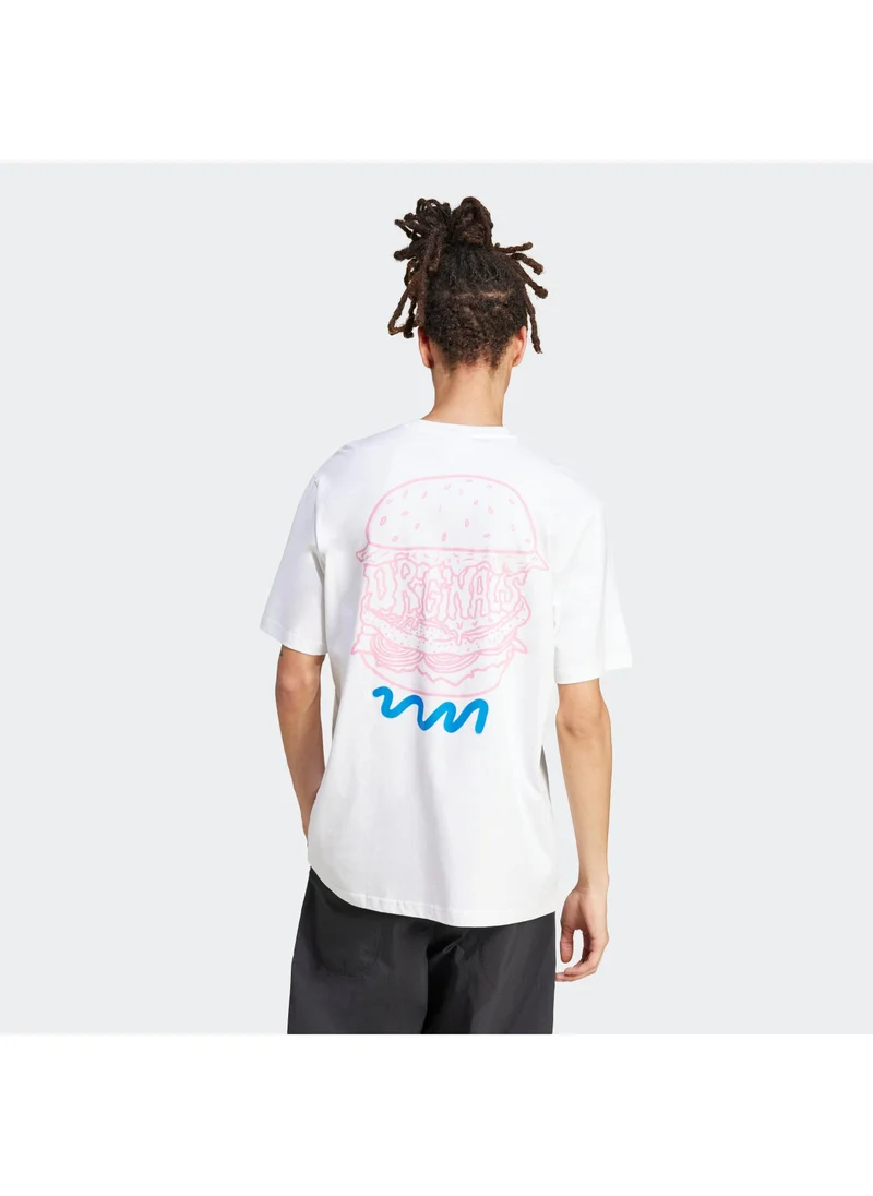 adidas تيشيرت كيو 12 تي إس ستريت بي أبيض رجالي أوريجينالز