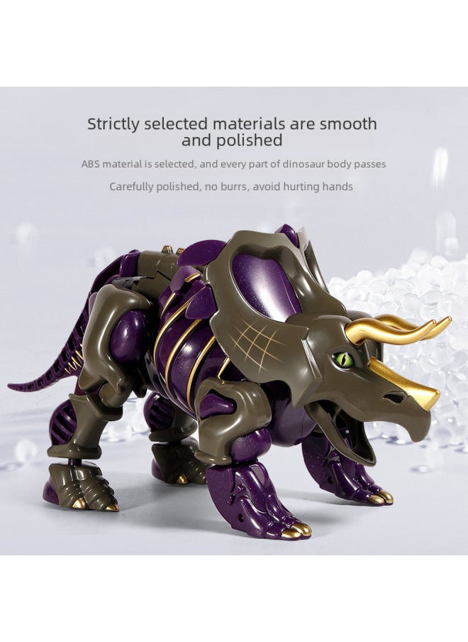 null - Deformation Dinosaur Toy King Kong Robot Dragon Warrior Tyrannosaurus Armor Simulation Animal Hand-made Boy Model-Color:Armor Deformation Tyrannosaurus Rex - Image 1