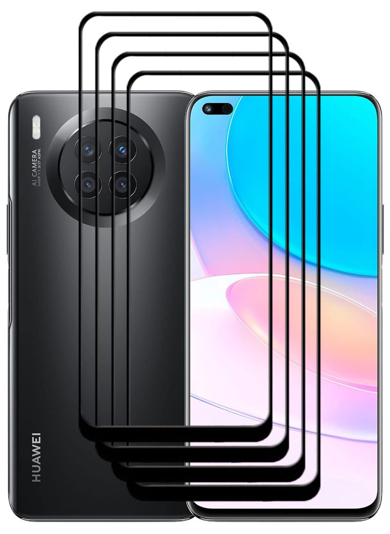 ACLIX 4 Pieces Antistatic ESD Dustproof Premium Quality High Definition Tempered Glass Screen Protector Designed For Huawei nova 8i - Image 1