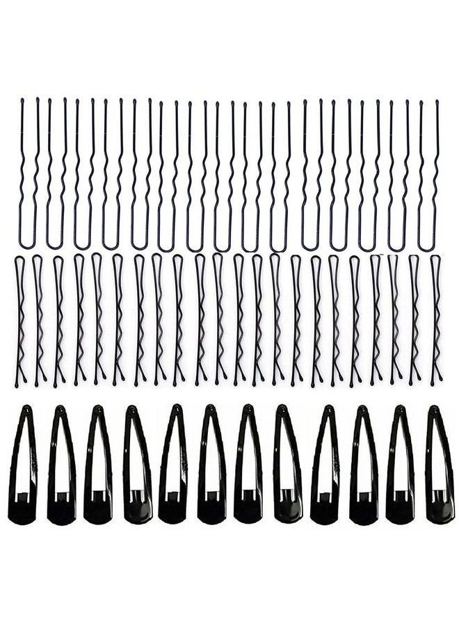 تشاندركاش مجموعة CHANDERKASH من 36 قطعة، دبابيس تصفيف الشعر، 12 قطعة من دبابيس U، 12 قطعة من دبابيس التموج و6 أزواج من المشابك - Image 1