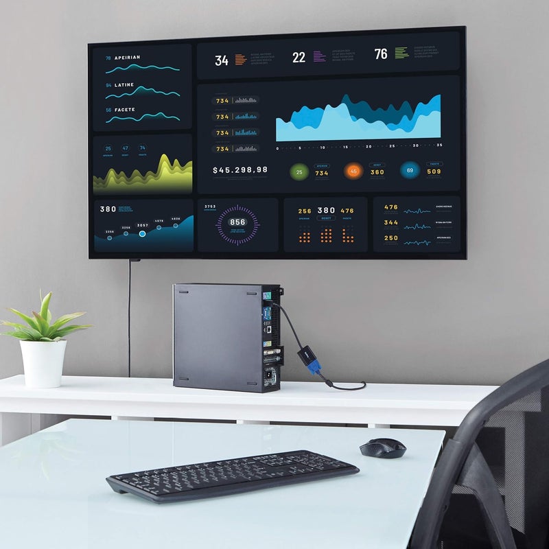 Star Tech .com 5-Pack محول DisplayPort إلى VGA - محول DisplayPort 1.2 إلى VGA نشط - محول فيديو رقمي DP إلى VGA تناظري - محول DisplayPort ذكر إلى VGA أنثى (DP2VGA3X5) - Image 5