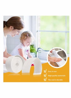 KASTWAVE Silicone Sealant Remover, 2 Rolls Bath Sealant Strip and 4 Silicone Scraper Tool, Bathtub Sealant Tape Waterproof Tape Sealant Caulk Tool  - Image 3