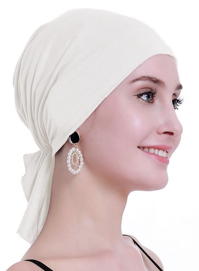 osvyo Chemo Headscarf for Women Hair Loss - Cancer Slip On Headwear Turbans Sealed Packaging, Natural Light Sand Dollar., One size - Image 1