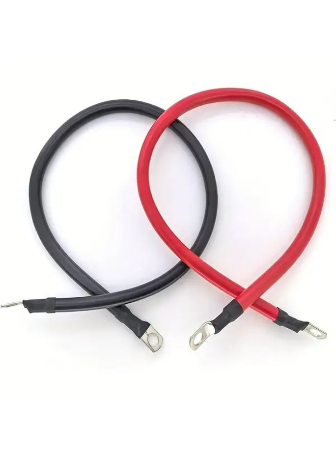 2 Pack 6FT 4AWG Battery Cable Set In Red And Black For Car Motorcycle Inverter - Image 3