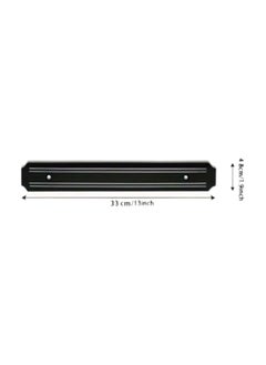 Generic Magnetic Knife Storage Bar with Holder, 13" Multipurpose Rack, Space Saving Organizer for Kitchen Utensils, Wall Mounted Magnetic Knife Holder, Durable and Stylish Design  - Image 4