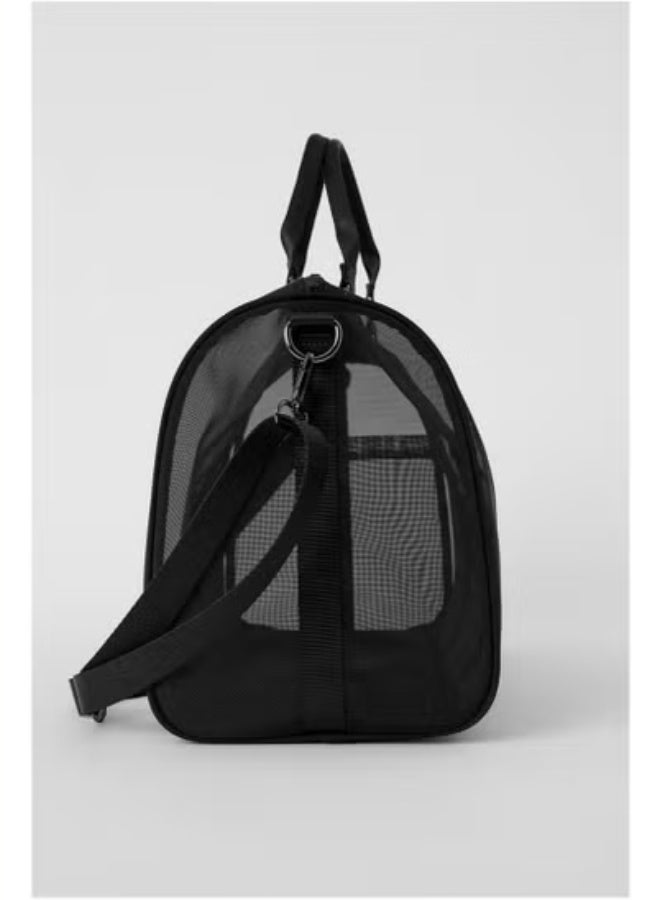 ألو حقيبة ألو يوغا شفافة سوداء - Image 2