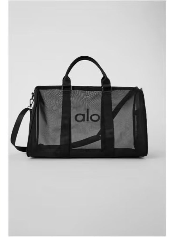 ألو حقيبة ألو يوغا شفافة سوداء - Image 1