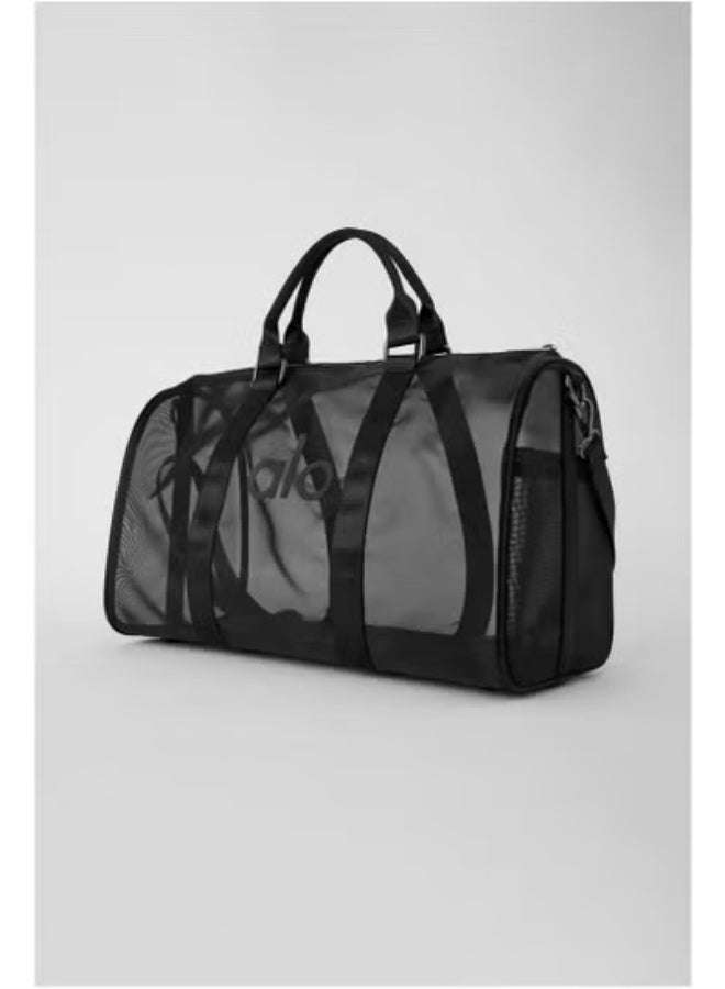 ألو حقيبة ألو يوغا شفافة سوداء - Image 3