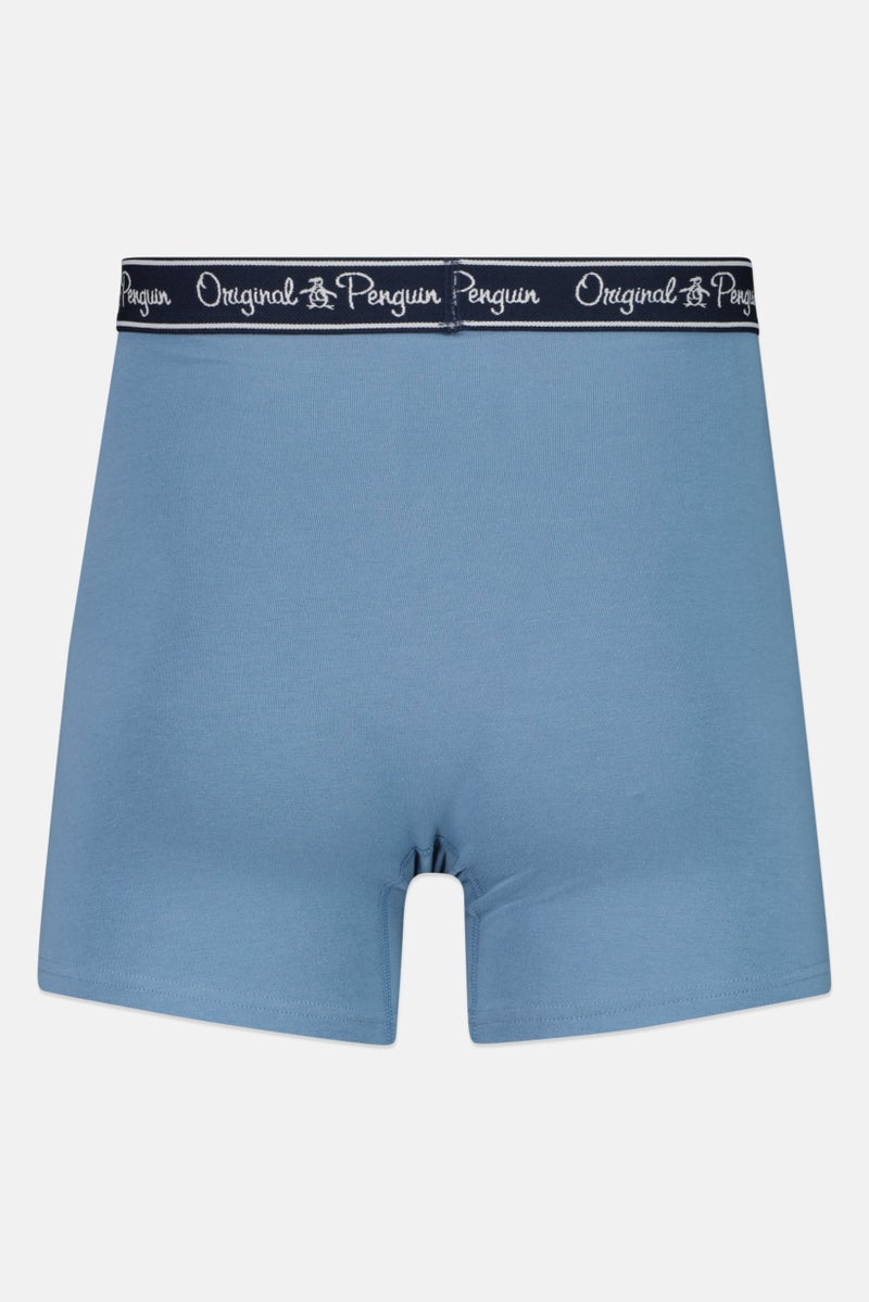 Original Penguin Men 3 Pieces All Over Print Boxer Briefs, Navy - Image 2