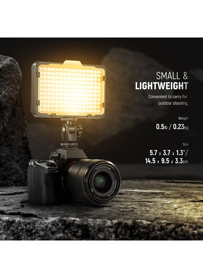 Neewer on Camera Video Light Photo Dimmable 176 LED Panel with 1/4" Thread for Canon, Nikon, Sony and Other DSLR Cameras, 5600K (Battery Not Included)  - Image 2