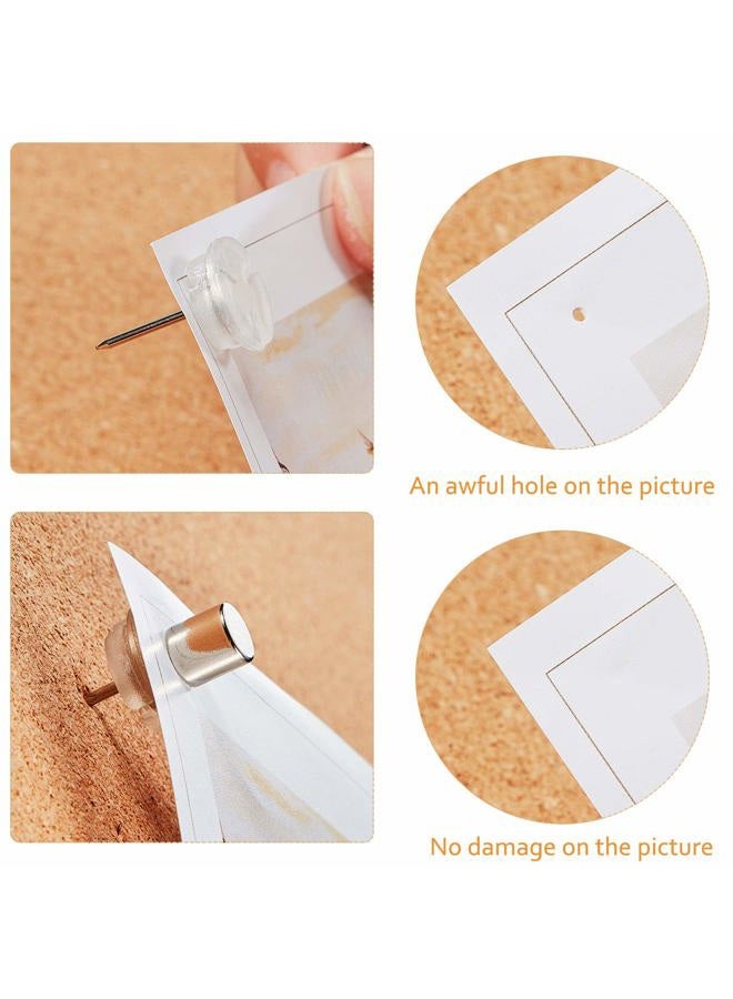 Outus Magnetic Pushpin Poster and Photo Hangers Magnetacks Magnet Thumbtack for Walls Bulletin Boards (50) - Image 4
