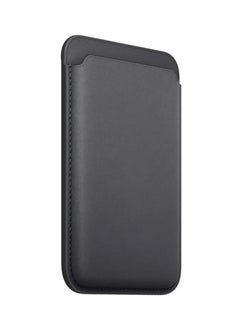 Generic Magnetic Finewoven Wallet Card Holder Compatible with Apple MagSafe Wallet for iPhone 14 Pro Max/14 Pro,Mag Safe Wallet for iPhone 13 Pro Max/13 Pro/13/Mini/iPhone 12 Series (Black.)  - Image 1