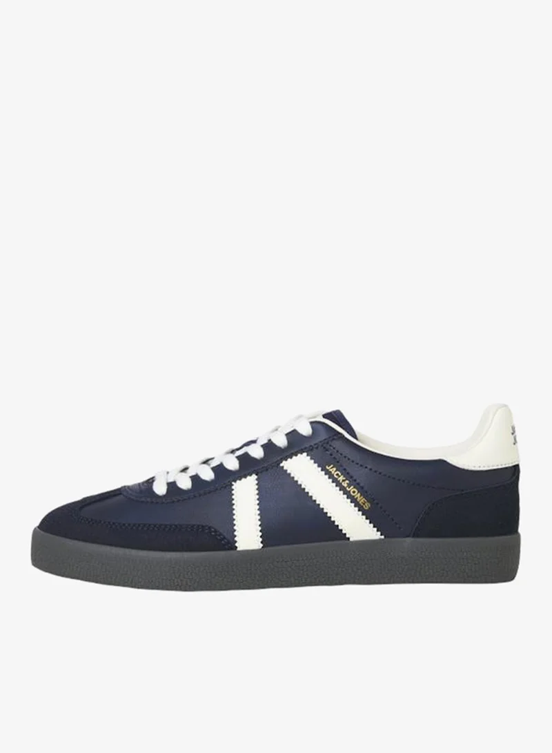 JACK & JONES Jack and Jones Men Navy Blue Lace Up Suede Sneakers