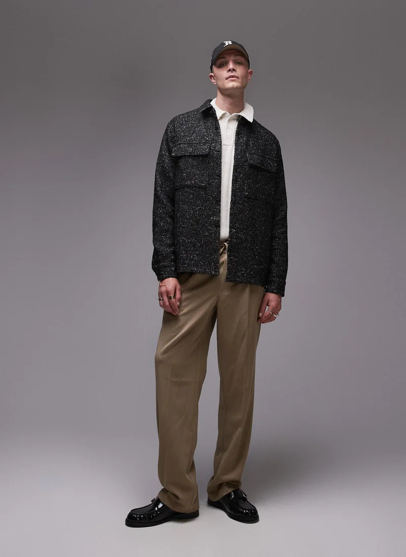 TOPMAN Long Sleeve Over Shirt