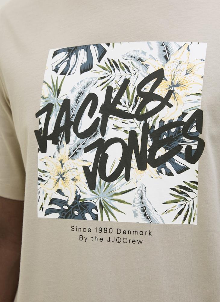Jjhawaii Hawaii Graphic Print Crew Neck T-Shirt
