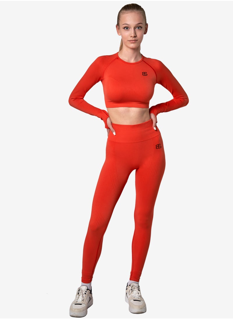 Bernessi Leggings Red  - Image 4