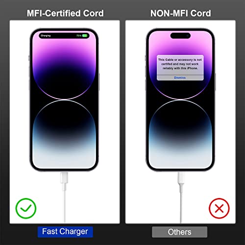 Citelect for iphone14 USBC to Lightning Cable 3 Foot[Apple MFi Certified] iPhone Charger,2 Pack Lightning Cord,Fast Apple Charging Cords,for iPhone 14/13 /12 Pro/Max/11Pro/XS/Max/XR/X/8Plus - Image 4