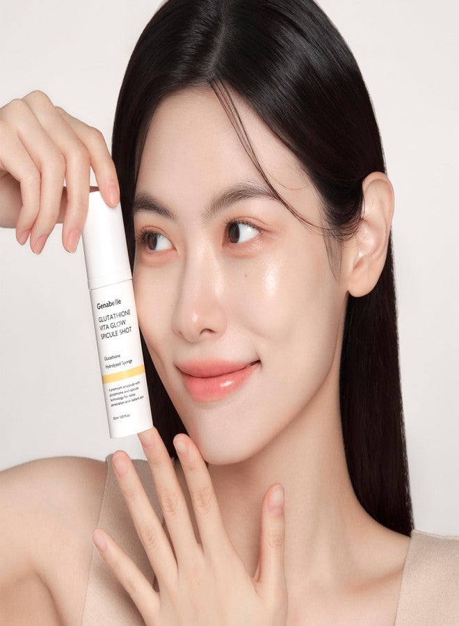 Genabelle Glutathione Vita Glow Spicule Shot - 2,000 ppm Glutathione, Microneedling Effect with Spicules, Boosted Vitamin C, Clinically Proven Radiance-Enhancing & Skin Tone Enhancer - Image 4