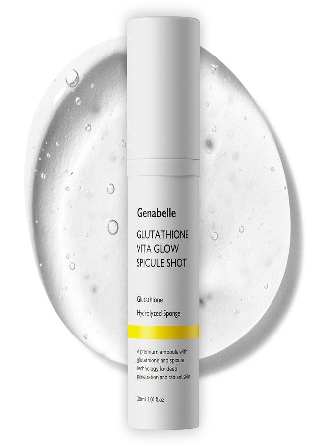 Genabelle Glutathione Vita Glow Spicule Shot - 2,000 ppm Glutathione, Microneedling Effect with Spicules, Boosted Vitamin C, Clinically Proven Radiance-Enhancing & Skin Tone Enhancer - Image 1