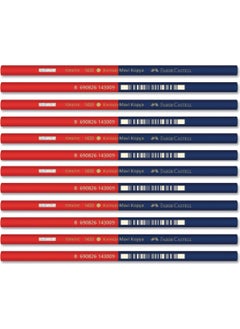 Red-Blue Dual Tip Copy Pen - Set of 12