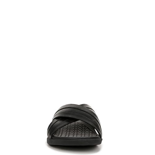 Vionic Men's Tide Slide Sandal, Black Leather, 10 - Image 2