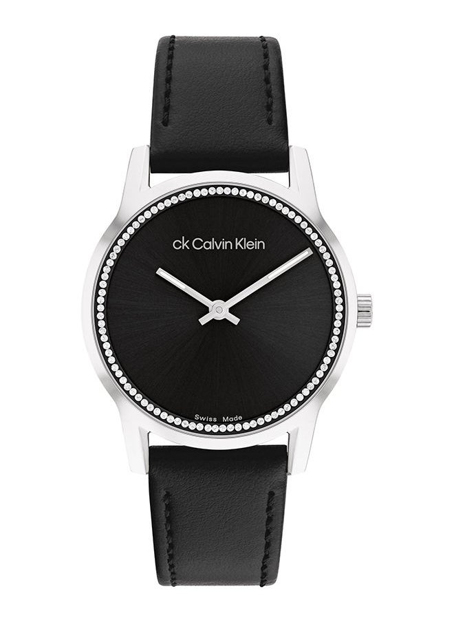 CALVIN KLEIN Swiss Dressed Women's Leather Wrist Watch - 25000022  - Image 1
