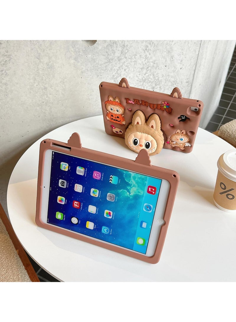 Kids Case for iPad A16 11th Gen 2025 iPad 10th Gen 2022 Shockproof Silicone Case with Stand with Shoulder Strap - Image 4