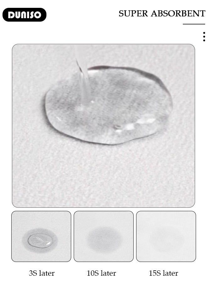 DUNISO 2 PCS Kitchen Mats and Rugs Set,Diatom Bathroom Kitchen Rug Mat Extra Soft and Absorbent Bath Rugs Non-Slip Quick Drying Floor Bath Tub Mat for Bathroom Floor Tub and Shower 40*60cm/40*120cm - Image 4