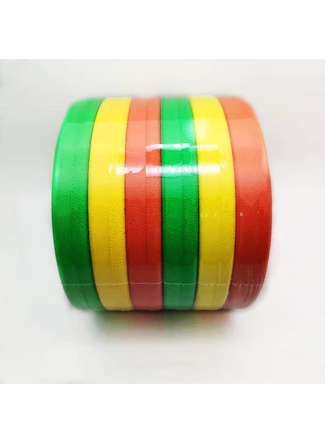 Generic Children's Swimming Arm Ring Thickened EVA Floating Sleeve Inflatable Swimming Ring Buoyancy Water Sleeve Supplier-Color:Yellow Green Orange 6 Tablets - Image 1