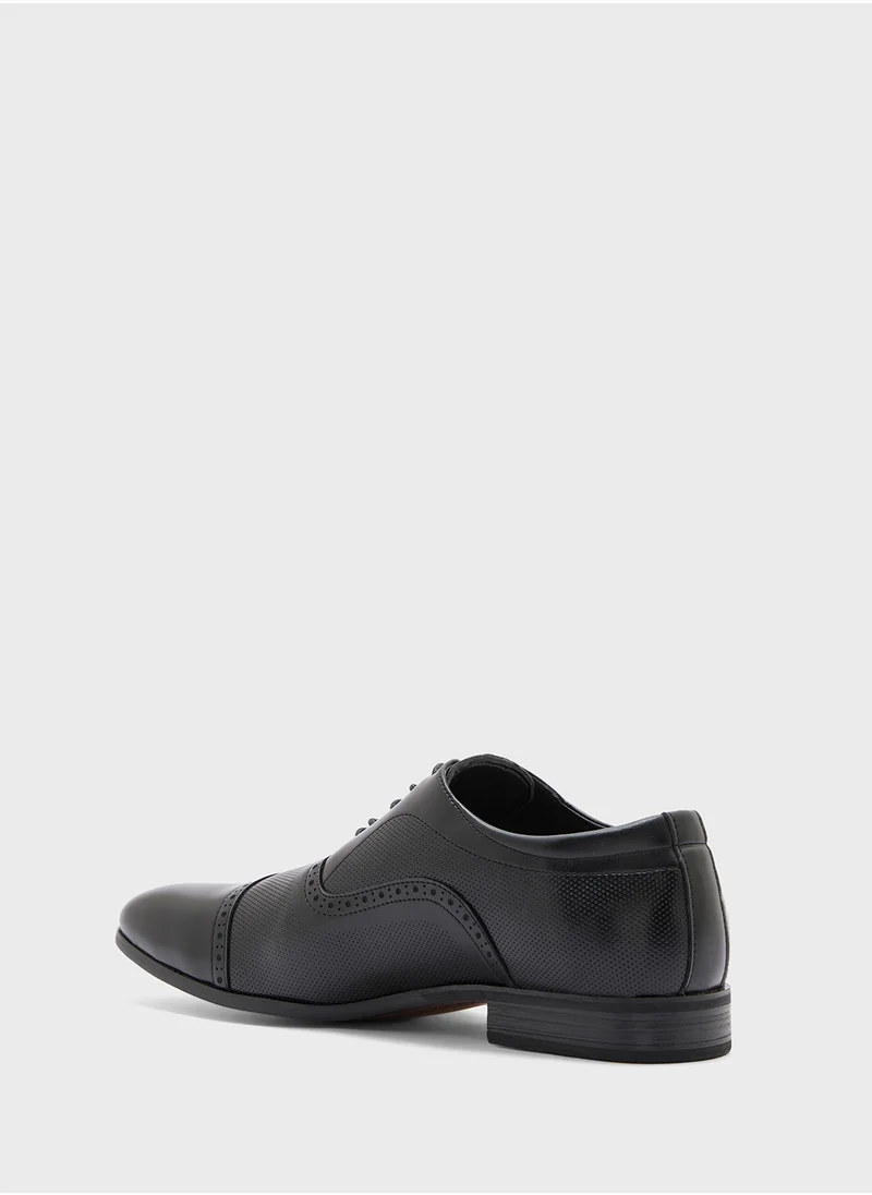 روبرت وود Brogue Design Oxford Formal Lace Ups