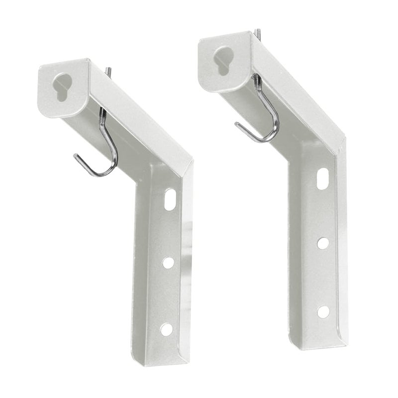 MOIZ Universal Projector Screen Wall Mount Brackets/Stand, 12- Inches Adjustable, Brackets/Hanger, 25 kg Weight capcity, White - Image 5