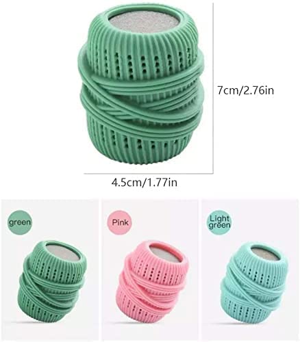 PREMVATI Reusable Laundry Ball Reusable Laundry Dryer Balls Stain Removal AntiTangle Saves Drying Time Soften and Fluff Laundry Reduces Wrinkles Pack3 Multicolor - Image 2