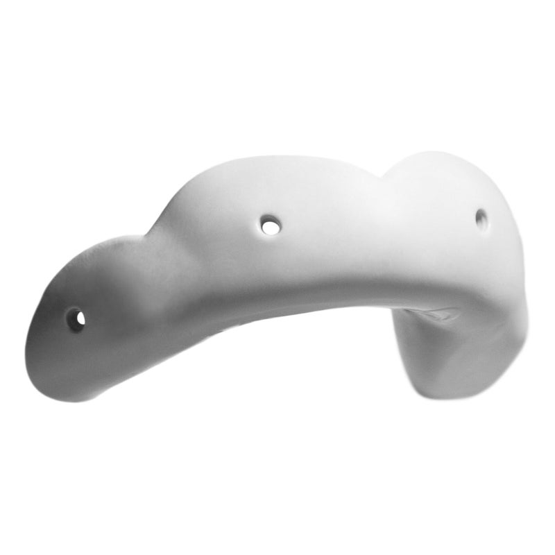 SISU SISU Go Mouthguard Snow White 16mm Thin CustomMolded Fit Thin Flexible Design Remoldable Up to 20 Times NonToxic