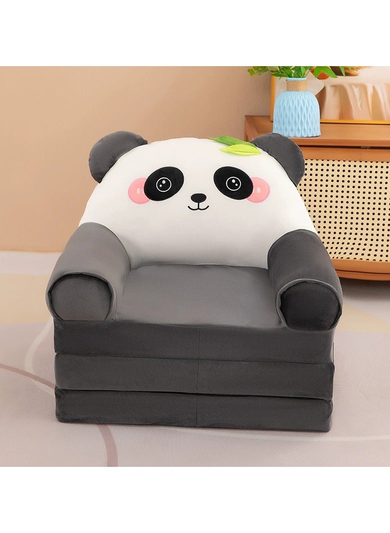 Aideli Baby Toddler Cartoon Sofa Chair, 2-in-1 Folding Toddler Sofa, Small Foldable Sofa with Removable & Washable Cover, Princess Chair for Kids Ages 1-3. - Image 1