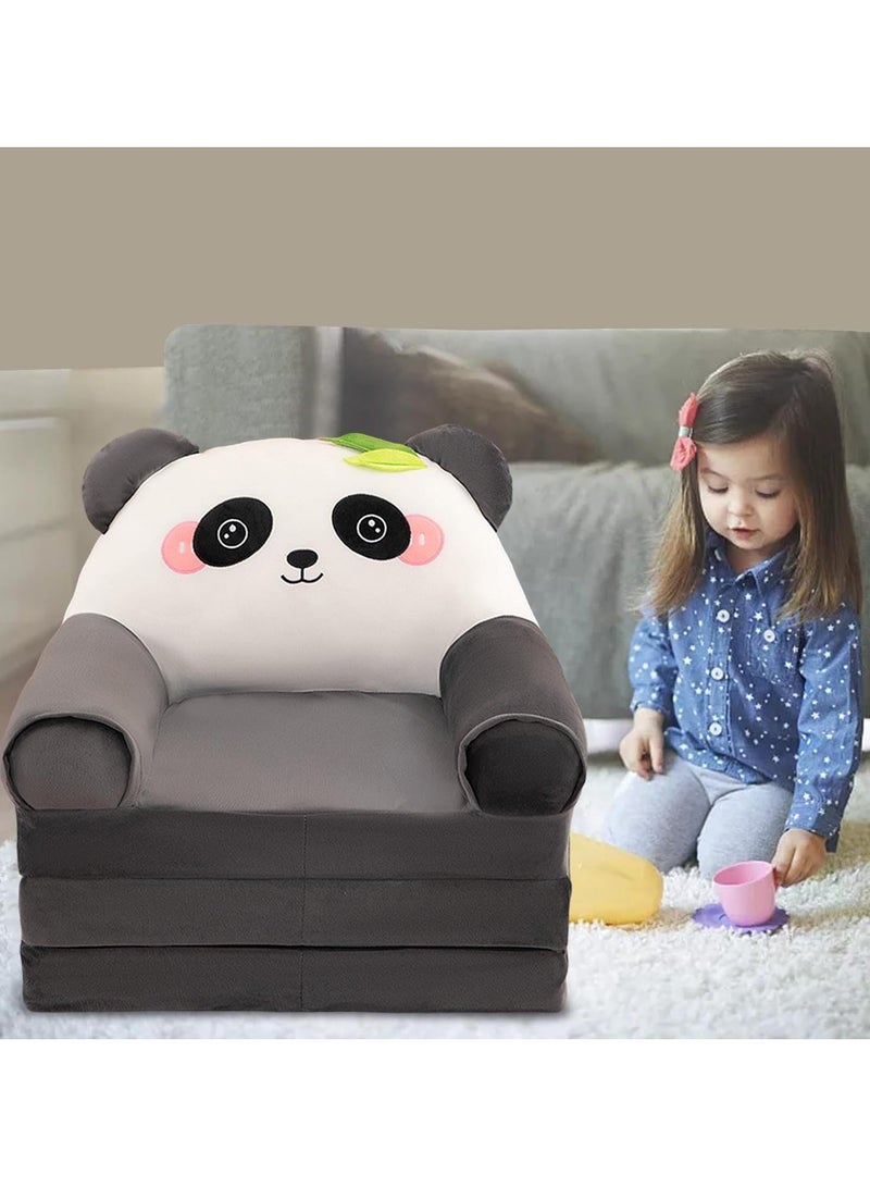 Aideli Baby Toddler Cartoon Sofa Chair, 2-in-1 Folding Toddler Sofa, Small Foldable Sofa with Removable & Washable Cover, Princess Chair for Kids Ages 1-3. - Image 4