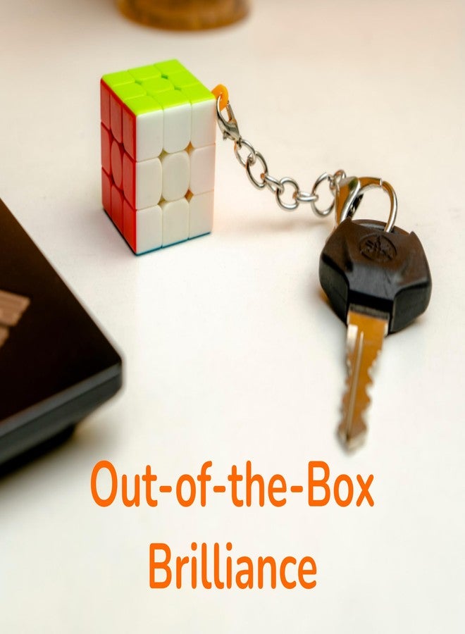 Cubelelo Drift Mini 3x3 Keychain | Magic Speed Cube Toy | Puzzle for Kids and Adults | Compact and Handy Multi Purpose Brain Teaser Game for Fun and Joy | for Ages 3 Years and Above - Image 3