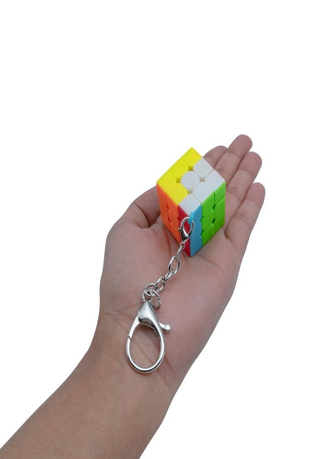 Cubelelo Drift Mini 3x3 Keychain | Magic Speed Cube Toy | Puzzle for Kids and Adults | Compact and Handy Multi Purpose Brain Teaser Game for Fun and Joy | for Ages 3 Years and Above - Image 4